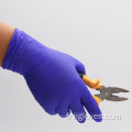 Gants de nitrile violet à enrobage polyvalent en poudre